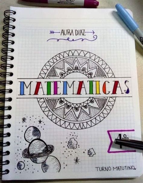Portadas De Matemáticas Ideas Creativas Bonitas Y Fáciles Dibujos