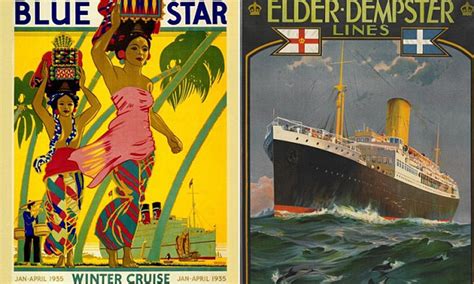 Posters Advertising The Golden Age Of Ocean Cruising To Go On Display