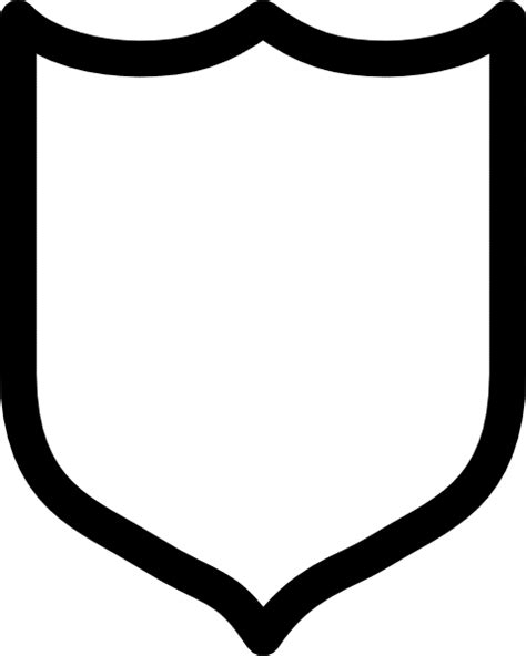 Shield Template 288 Clip Art Vector Online Royalty Free On