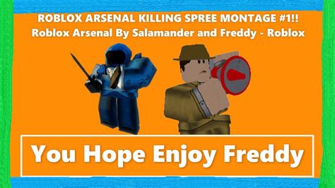 Roblox Arsenal Killing Spree Montage 1 Youtube