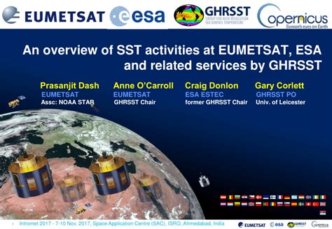Pdf An Overview Of Sst Activities At Eumetsat Esa And Related