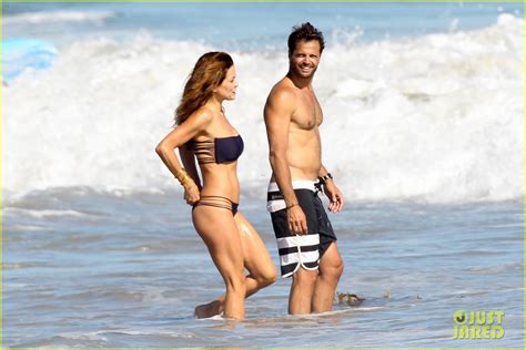 Brooke Burke David Charvet Malibu Beach Lovers Photo