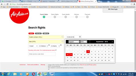 You can also finish this check in at the airport. 5 Crucial Steps AirAsia Booking