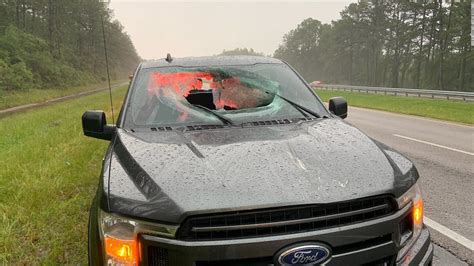 Lightning Strike Leaves 7 Foot Gouge In Florida Highway After Hitting