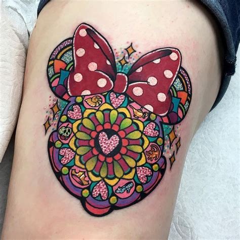 Image Result For Minnie Mouse Tattoo Mouse Tattoos Disney Mandala