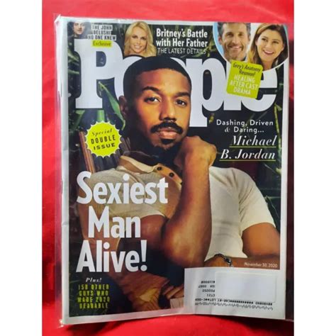 People Magazine Michael B Jordan Sexiest Man Alive Nov 30 2020 Original Publicat 25 00 Picclick