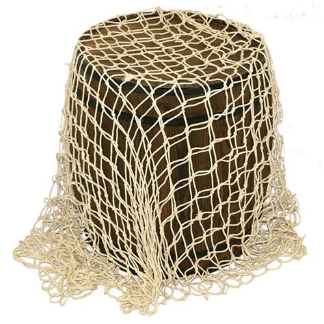 Decorative Fishing Net Natural 120 X 250cm Seaside Nautical Props