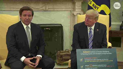 President Trump And Florida Gov Desantis Discus Reopening The State