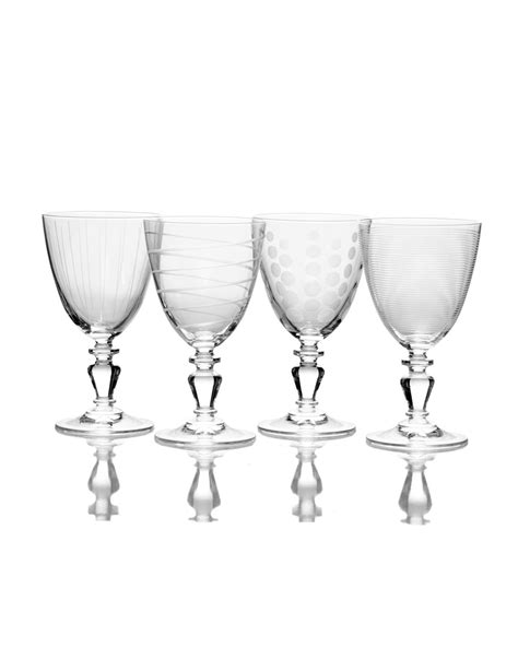 Mikasa Cheers Vintage Wine Glasses Set Of 4 Neiman Marcus