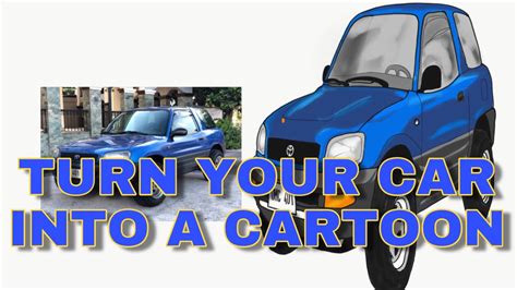 Turn Your Car Into A Cartoon Using Adobe Sketch Youtube