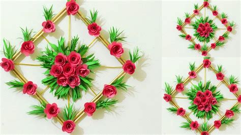 One visual trick breining swears by: DIY. Simple Home Decor - Paper Flower Wall Decorations ...