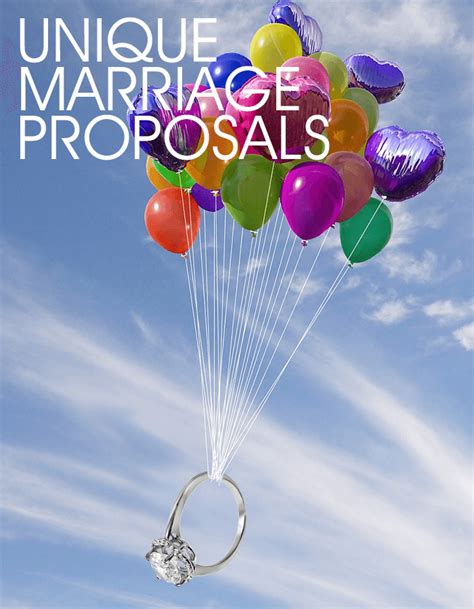 Creative And Unique Marriage Proposals