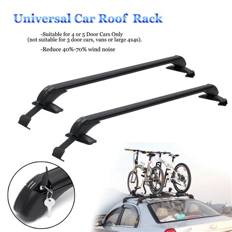 Parts And Accessories 413 Car Roof Rack Aluminum Adjustable Cross Bar