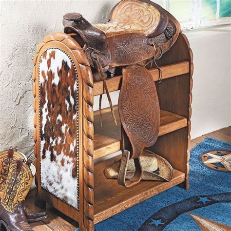 Cowhide Saddle Stand Saddle Stand Saddle Stand Diy Western Decor