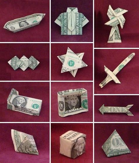Dollar Bill Origami Pappersblommor Kreativa Idéer Kreativ