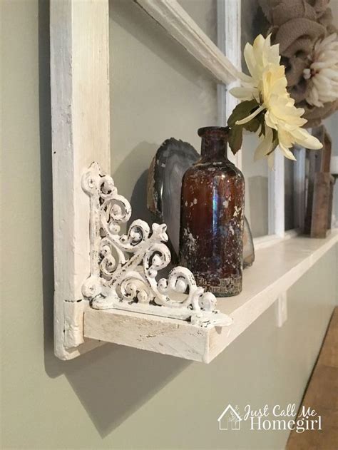 Adding A Shelf To An Old Window Shelves Window And Craft