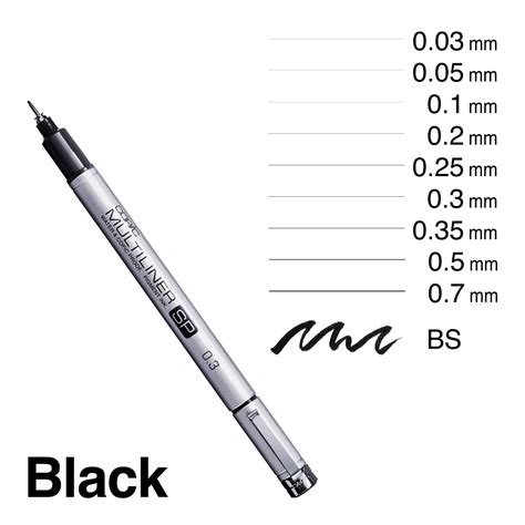Sketching Pen From Copic Copic Multiliner Sp Copic Official Website