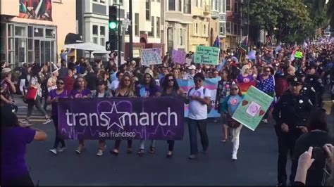 san francisco transgender march kicks off pride weekend abc7 san francisco