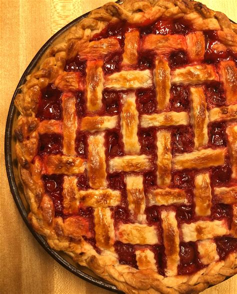 The Best Cherry Pie With An All Butter Braided Crust 🍒🥧 Rbaking