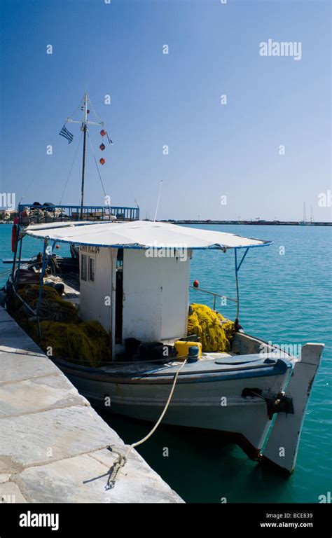 Fishing Boats Moored In Harbour Zakynthos Town Zakynthoszante Island