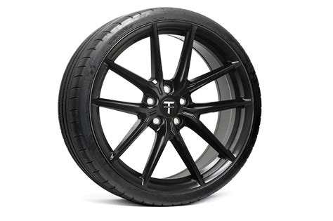 Tsf 21 Tesla Model S Long Range And Plaid Wheel And Tire Package Set O