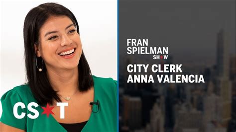 City Clerk Anna Valencia On The Fran Spielman Show Youtube