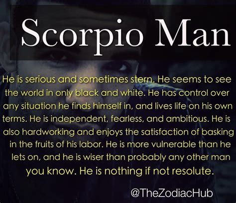 What Are Personality Traits Of A Scorpio Male Ptmt