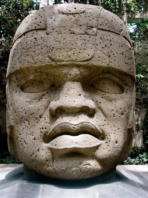 Acrylic Face Mounted Prints Olmec Head Colossal Stone Monument