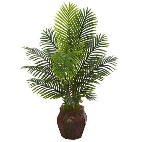 Nearly Natural Indoor 45 Ft Paradise Palm Artificial Tree In