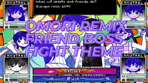 Omori Friends Boss Fight Theme Remix Oc Boss Rush Mod Youtube