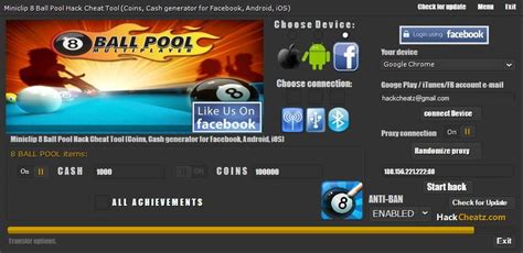 Please just to enter your username from 8 ball pool,choose your platform and then click. Miniclip 8 Ball Pool Hack Cheat Tool [generator for pc ...