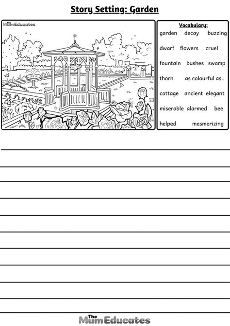 Free 15 Story Settings Description Writing Frames The Mum Educates