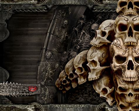 Scary Skulls Art 3d Backgrounds Scary Wallpaper Backgrounds