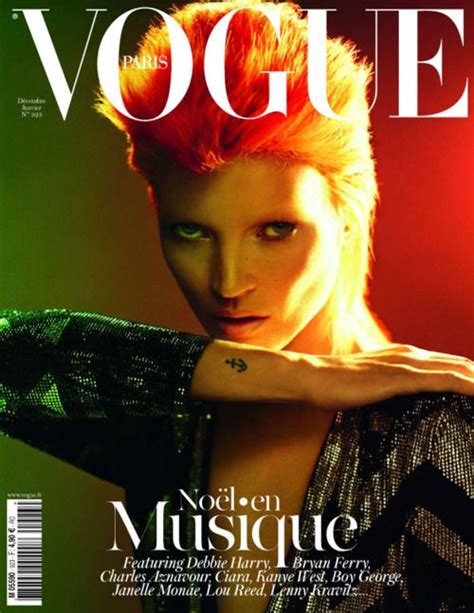 Kate Moss En David Bowie Mario Testino Vogue Covers Vogue Magazine