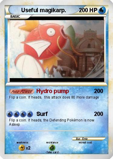 Pokémon Useful Magikarp Hydro Pump My Pokemon Card