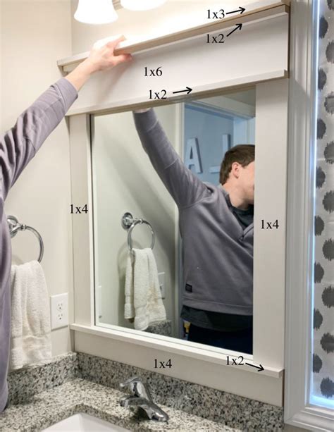 Diy Bathroom Mirror Frame Ideas 20 Diy Bathroom Mirror Frame