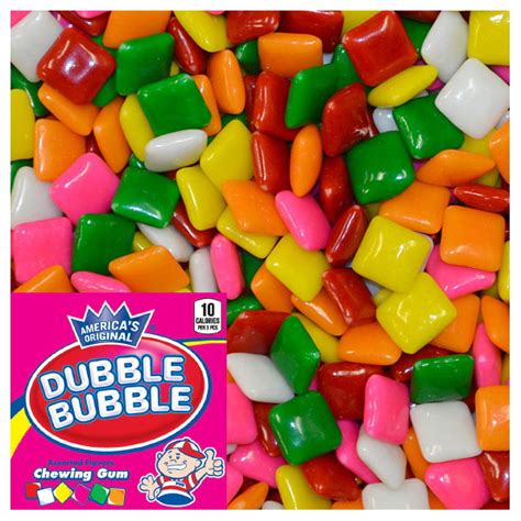 Dubble Bubble Assorted Flavor Chicle Tab Gum