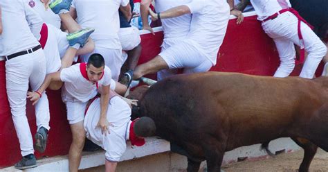 Florida Man Gored During Running Of The Bulls In Pamplona Spain
