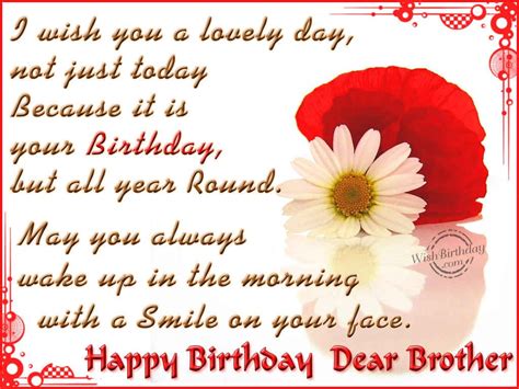 Happy birthday quotes and wishes for brother with images. Happy Birthday Quote For Brother…. - Quotespictures.com