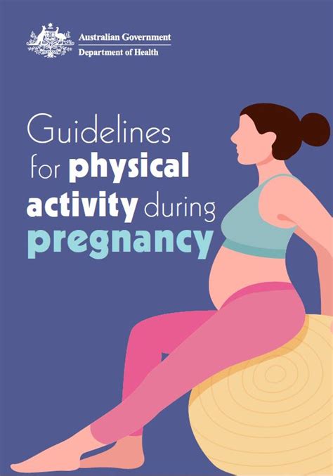 physical activity and exercise during pregnancy guidelines brochure australian government