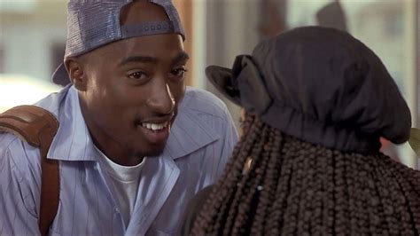 Tupac Shakur And Janet Jackson In Scene From Movie Poetic Justice