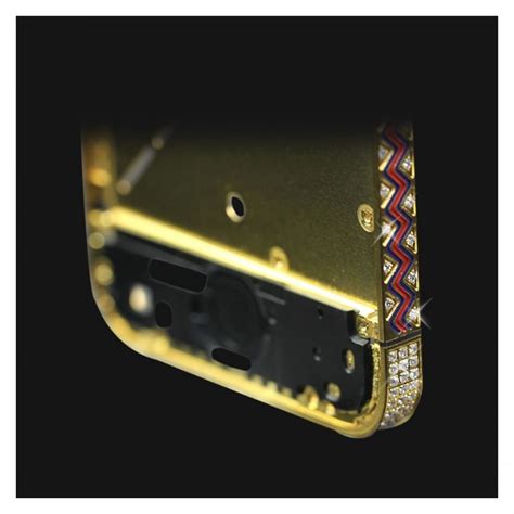 24k Gold Plated Diamond Decorative Housing For Iphone 4s