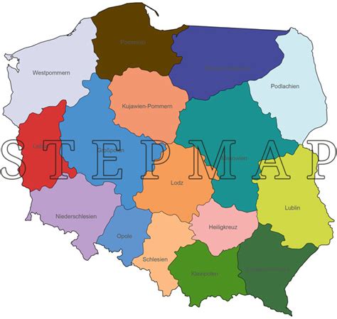 Hannover karte hannover stadtplan hannover. StepMap - Landkarte Politische Karte Polen