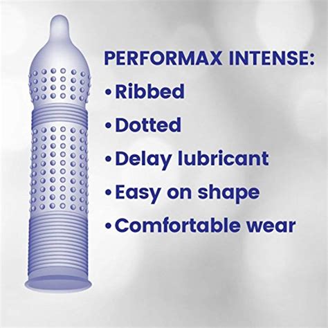 Durex Condom Performax Intense Natural Latex Condoms 24 Count Ultra