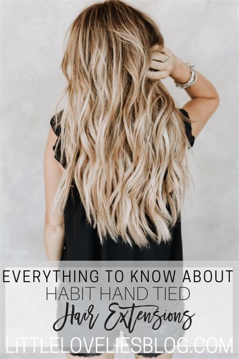 Hand tied hair extensions method. EVERYTHING TO KNOW ABOUT HABIT HAND-TIED HAIR EXTENSIONS ...