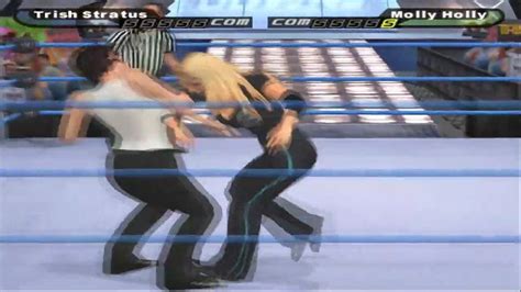 Wwe Smackdown Shut Your Mouth Trish Stratus Vs Molly Holly Dailymotion