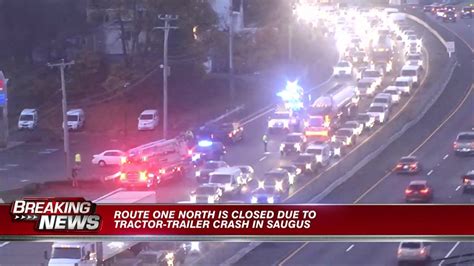 Route 1 North Reopens After Crash Involving Tractor Trailer And Fuel