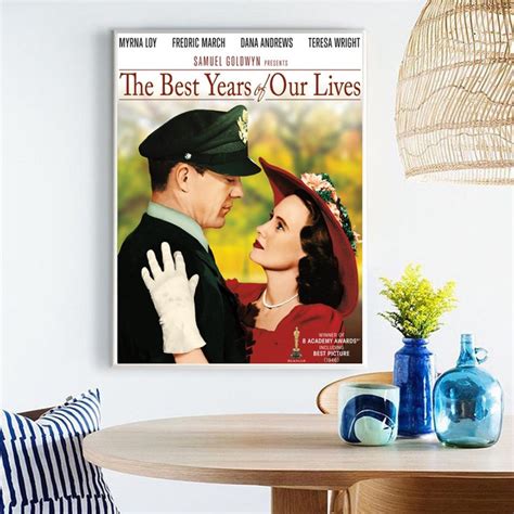 The Best Years Of Our Lives Movie Poster Canvas Painting Etsy