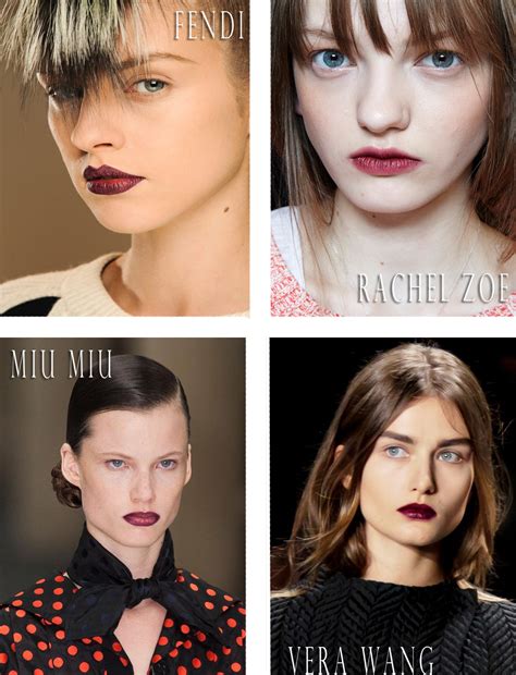 Fall 2013 Makeup Trend Burgundy Lips