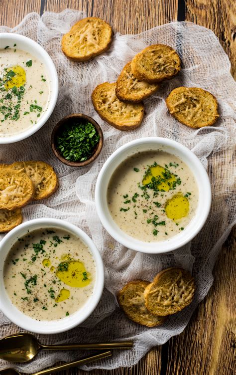 Roasted Garlic Soup With Chicken Cooking And Beercooking And Beer